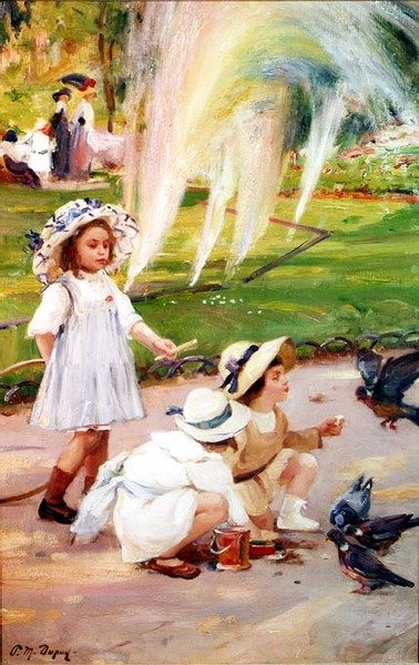 Nel parco da Paul Michel Dupuy