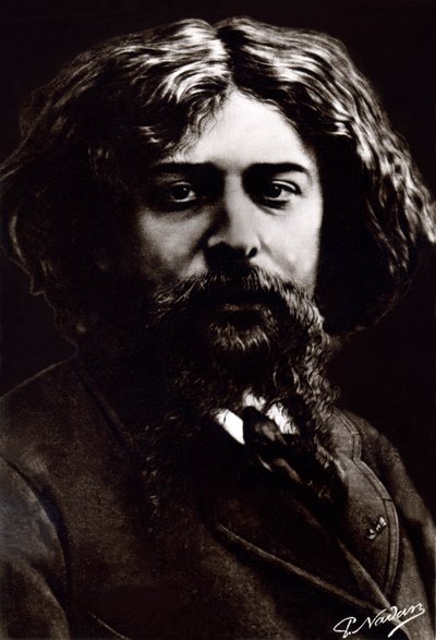 Alphonse Daudet, c.1880 da Paul Nadar