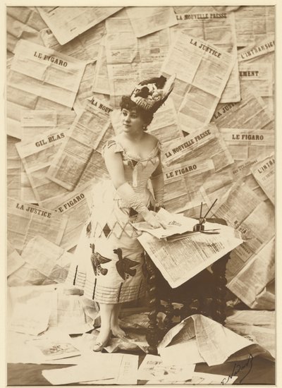 [Mlle Beaumaine, Théâtre des Variétés] da Paul Nadar