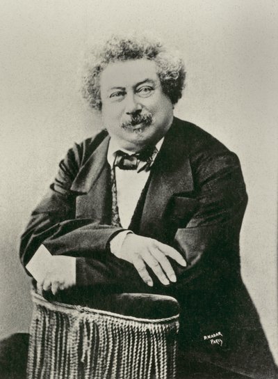 Ritratto di Alexandre Dumas Père (foto) da Paul Nadar