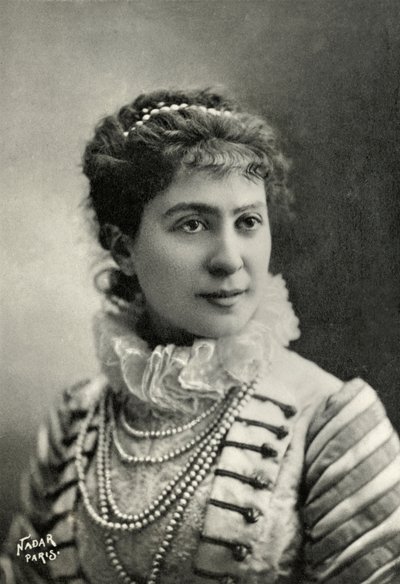 Ritratto di Blanche Baretta - Worms (foto) da Paul Nadar
