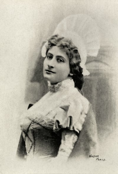 Ritratto di Lucienne Breval (foto) da Paul Nadar