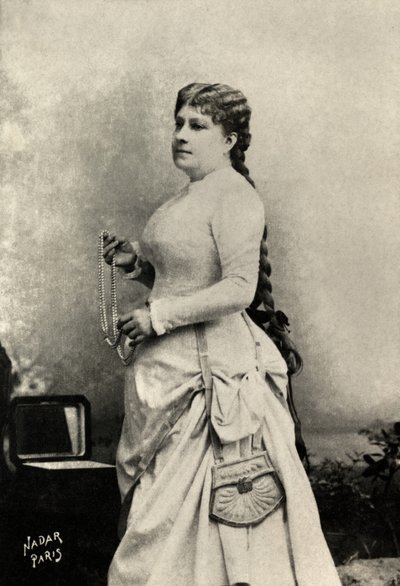 Ritratto di Marie felix , Miolan , Carvalho (foto) da Paul Nadar
