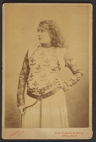 Sarah Bernhardt als Lady Macbeth da Paul Nadar