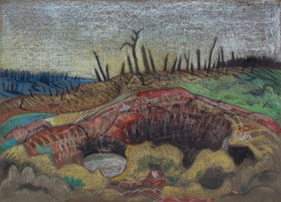 Una fattoria, Wytschaete da Paul Nash