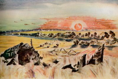 Bombardiere nel grano, 1940 da Paul Nash