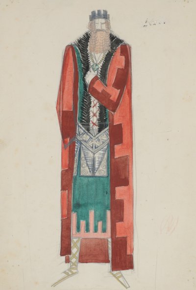 Costume per Re Lear da Paul Nash
