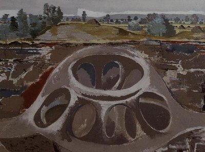 Casa della terra o La fortezza da Paul Nash