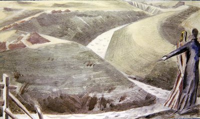 La Grande Diga, Romney Marsh da Paul Nash