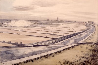 La riva, Dymchurch, Kent da Paul Nash