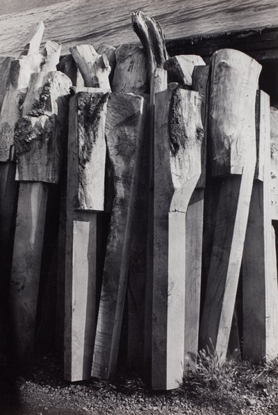 Totem", vecchio cantiere navale, porto di Rye da Paul Nash