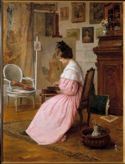Un artista nel suo atelier da Paul Parfonry