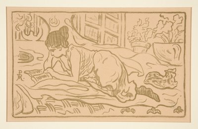 Ragazza distesa da Paul Elie Ranson