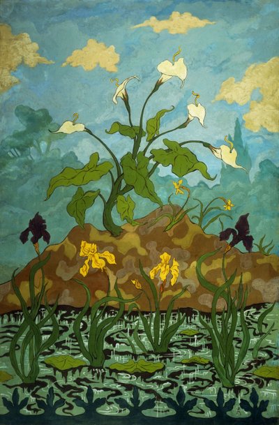 Gigli, iris viola e gialli, 1899 da Paul Elie Ranson