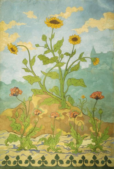 Girasoli e Papaveri, 1899 da Paul Elie Ranson