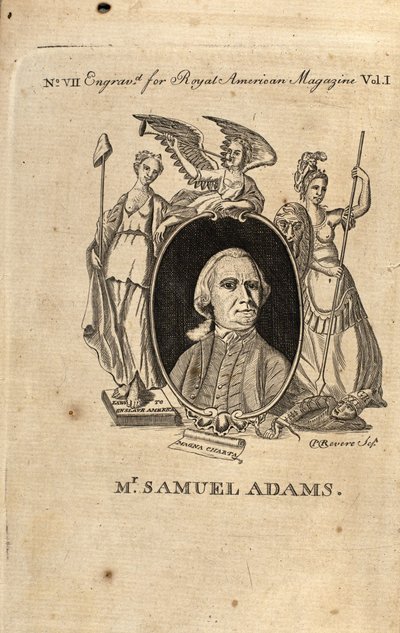 Samuel Adams, 1774 da Paul Revere