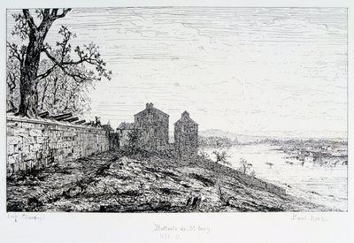 Batteria di St Ouen, Assedio di Parigi, 1870-1871 da Paul Roux