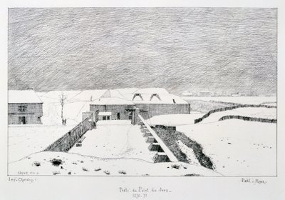 Porte du Point du Jour, Assedio di Parigi, 1870-1871 da Paul Roux