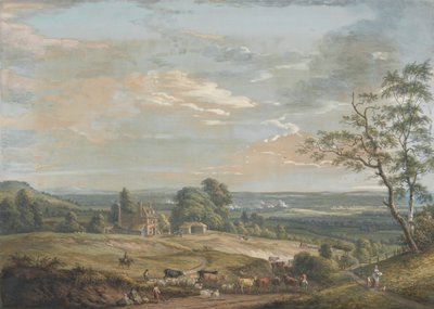 Vista lontana di Maidstone, dall