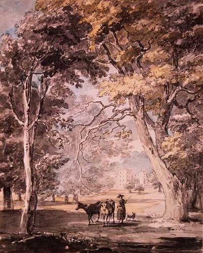 Una lattaia nel Windsor Great Park c.1765-70 da Paul Sandby