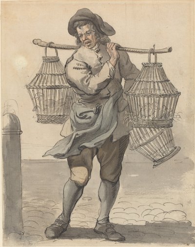 Un venditore di pollame da Paul Sandby