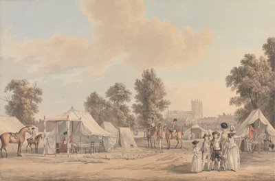 Un Accampamento a St. James Park da Paul Sandby