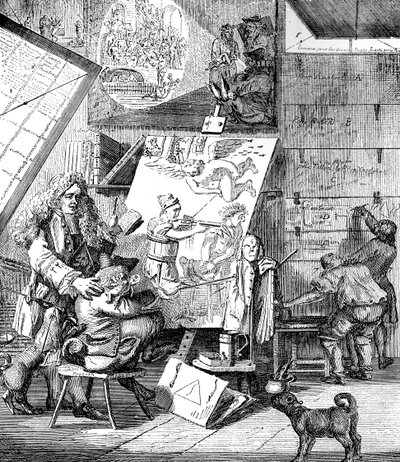 Burlesque sur le burlesque, 1753 da Paul Sandby