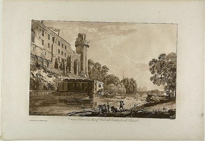 Torre di Cesare e parte del castello di Warwick dall