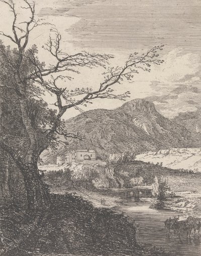 Capriccio con il Castello di Edimburgo e Arthur