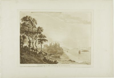 Conway nella Contea di Caernarvon da Paul Sandby