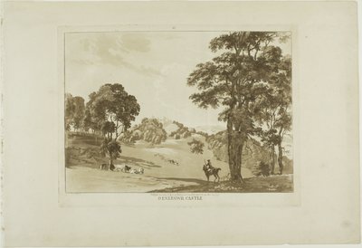 Il castello di Denefawr, tavola undici da Dodici vedute del Galles da Paul Sandby