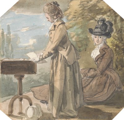 Lady Francis Scott e Lady Elliot da Paul Sandby