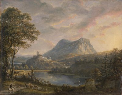 Paesaggio con lago da Paul Sandby
