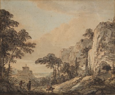 Paesaggio con cavaliere da Paul Sandby