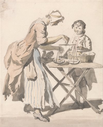 Grida di Londra- Ciliegie Cuore Nero... da Paul Sandby