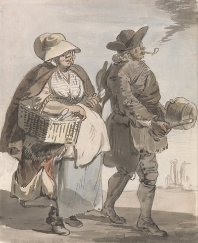 Grida di Londra- Vuoi dei Cucchiai... da Paul Sandby