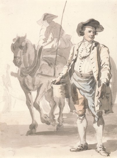 Grida di Londra: un calderaio e sua moglie da Paul Sandby