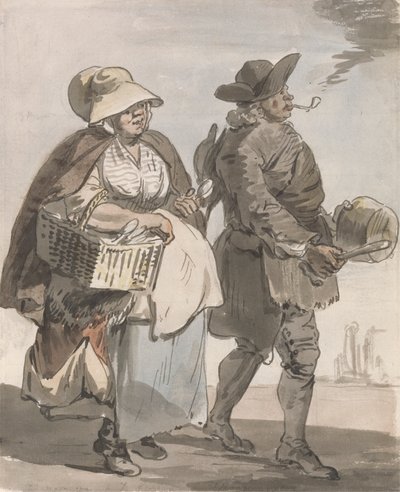Grida di Londra: "Vuoi dei cucchiai..." da Paul Sandby