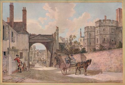 Porta della Regina Elisabetta, Castello di Windsor da Paul Sandby