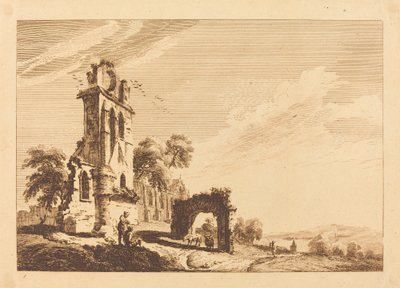 Abbazia in rovina da Paul Sandby
