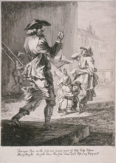 Artisti di strada, Cries of London da Paul Sandby
