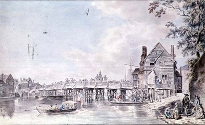 Il Vecchio Ponte a Windsor da Paul Sandby