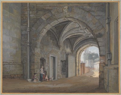 Il Cancello della Regina Elisabetta da Paul Sandby
