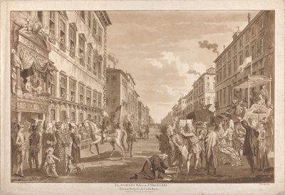 I romani cortesi con gli stranieri da Paul Sandby
