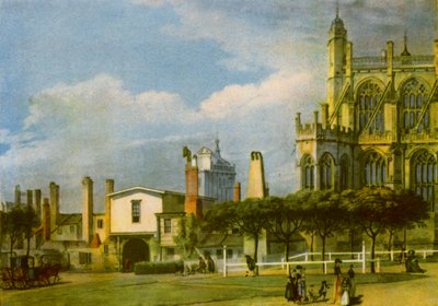 Castello di Windsor: Cappella di San Giorgio, 1768, 1942 da Paul Sandby
