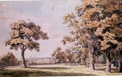 Castello di Windsor: dal Grande Parco da Paul Sandby