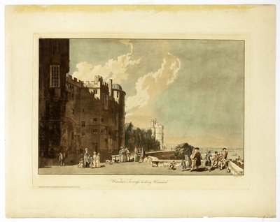 Terrazza di Windsor Guardando a Ovest da Paul Sandby