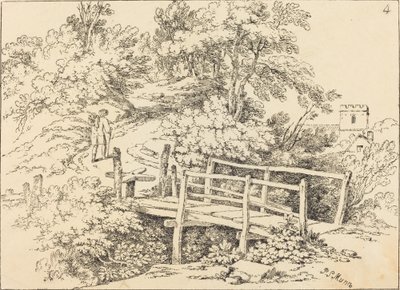 Ponte di campagna (Il viaggiatore) da Paul Sandby Munn