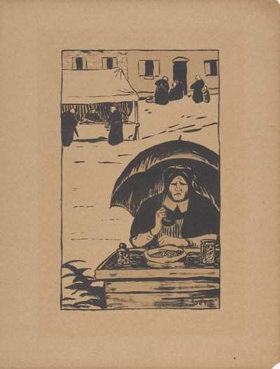 La marchande ambulante (Il venditore ambulante) 1895 da Paul Sérusier