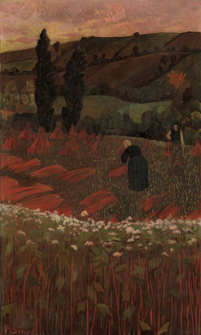 Il raccolto di grano saraceno da Paul Sérusier